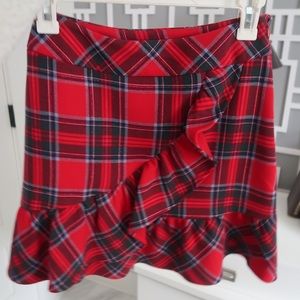 Vineyard Vines plaid Christmas skirt